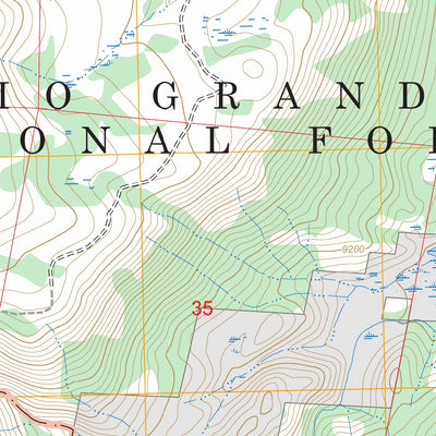 Workman Creek, CO FSTopo Preview 2