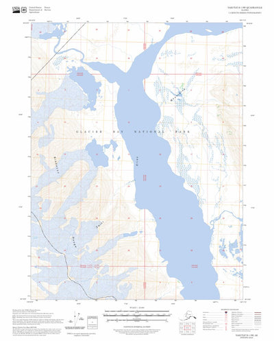 Yakutat B-1 SW, AK FSTopo Preview 1