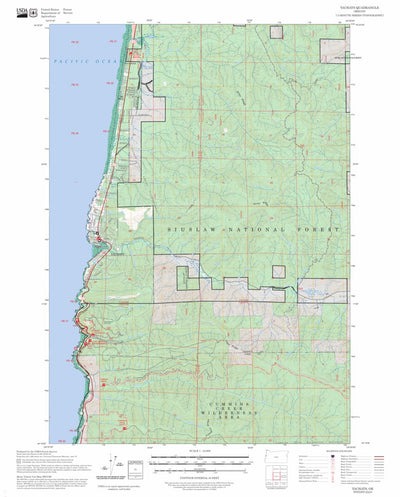 Yachats, OR FSTopo Preview 1