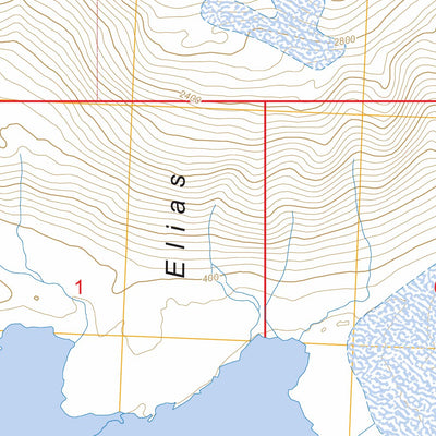 Yakutat B-1 NW, AK FSTopo Preview 2