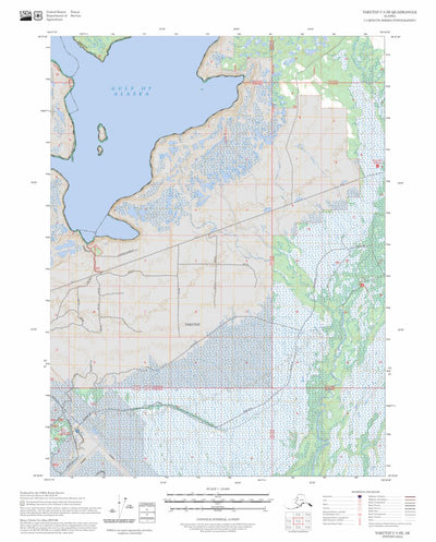 Yakutat C-5 SE, AK FSTopo Preview 1