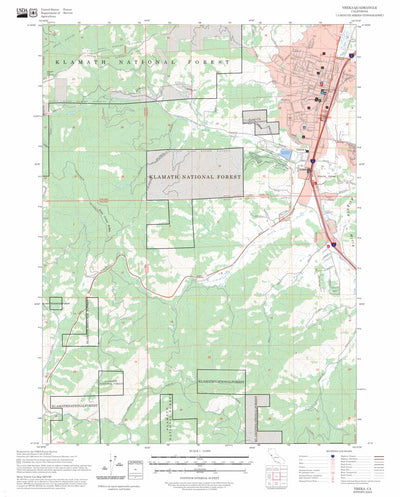Yreka, CA FSTopo Preview 1