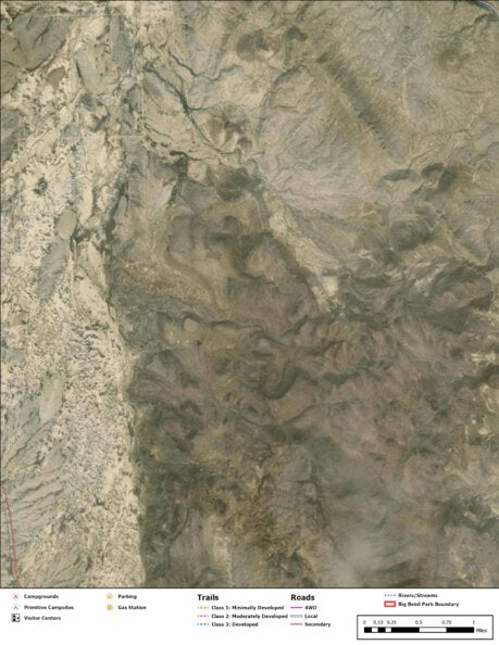 Big Bend National Park Recreation Map Sub Unit 6 Preview 1