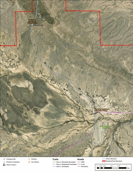 Big Bend National Park Recreation Map Sub Unit 4 Preview 1