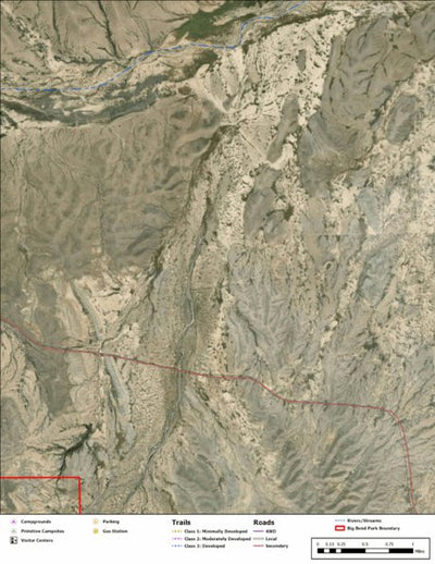 Big Bend National Park Recreation Map Sub Unit 5 Preview 1