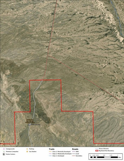 Big Bend National Park Recreation Map Sub Unit 10 Preview 1