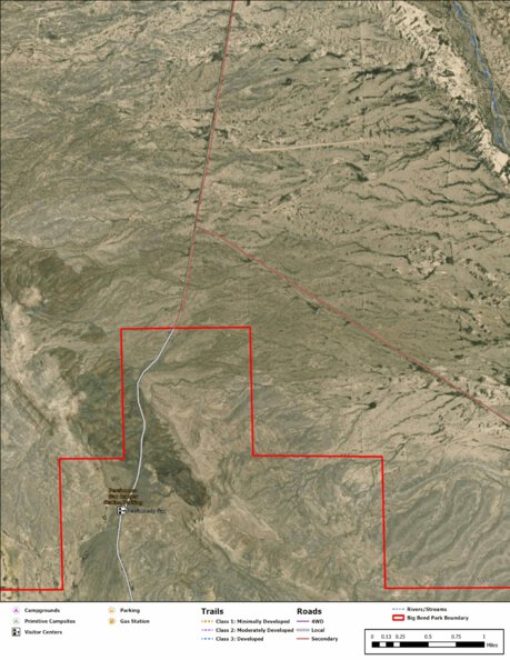 Big Bend National Park Recreation Map Sub Unit 10 Preview 1