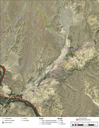 Big Bend National Park Recreation Map Sub Unit 20 Preview 1