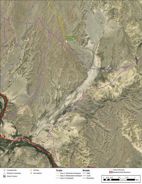 Big Bend National Park Recreation Map Sub Unit 20 Preview 1