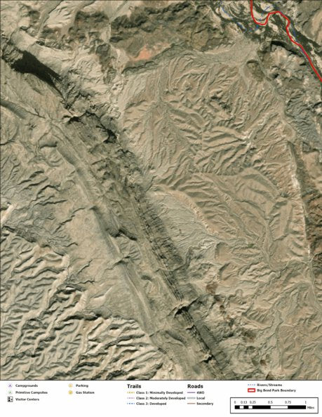 Big Bend National Park Recreation Map Sub Unit 24 Preview 1