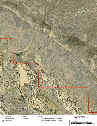 Big Bend National Park Recreation Map Sub Unit 9 Preview 1