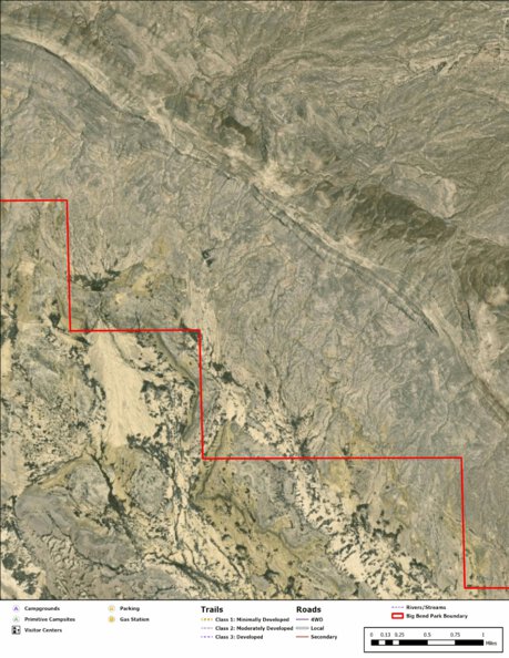 Big Bend National Park Recreation Map Sub Unit 9 Preview 1