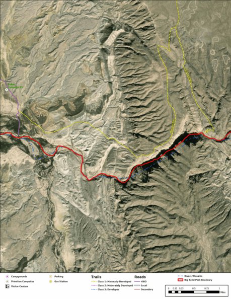 Big Bend National Park Recreation Map Sub Unit 15 Preview 1