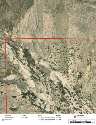 Big Bend National Park Recreation Map Sub Unit 8 Preview 1
