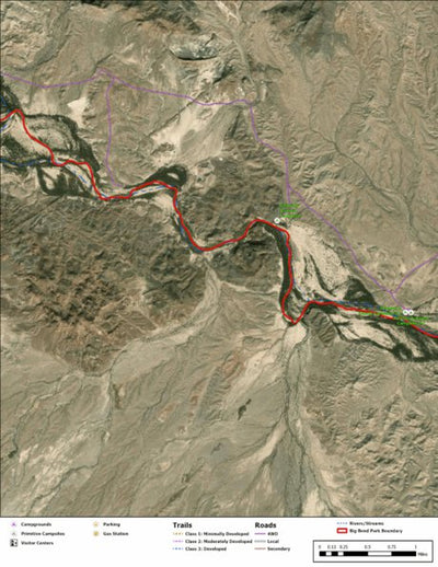 Big Bend National Park Recreation Map Sub Unit 18 Preview 1