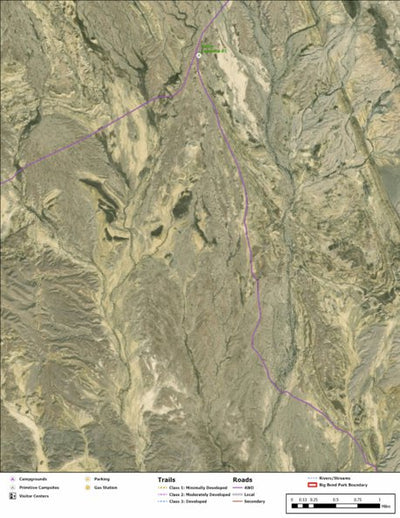 Big Bend National Park Recreation Map Sub Unit 21 Preview 1