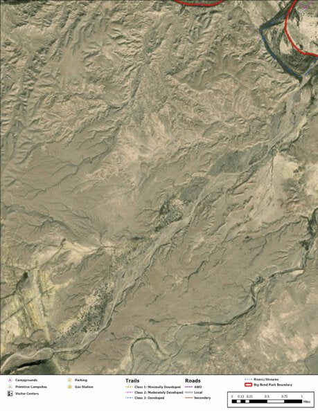 Big Bend National Park Recreation Map Sub Unit 12 Preview 1