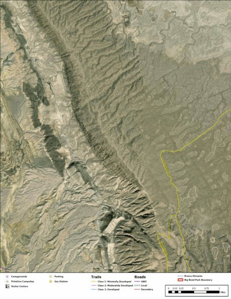 Big Bend National Park Recreation Map Sub Unit 22 Preview 1