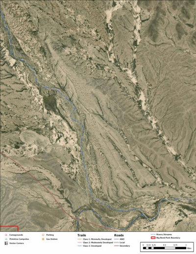 Big Bend National Park Recreation Map Sub Unit 11 Preview 1