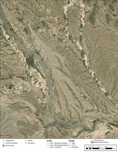 Big Bend National Park Recreation Map Sub Unit 11 Preview 1