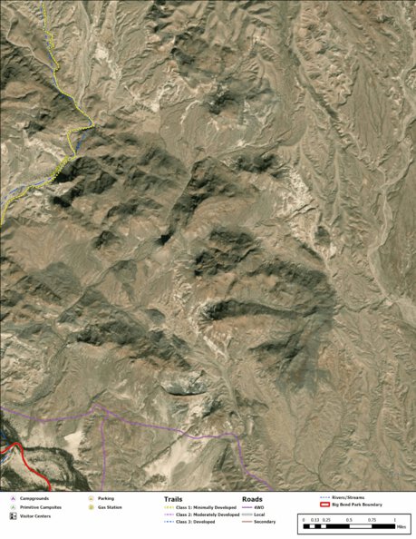 Big Bend National Park Recreation Map Sub Unit 26 Preview 1