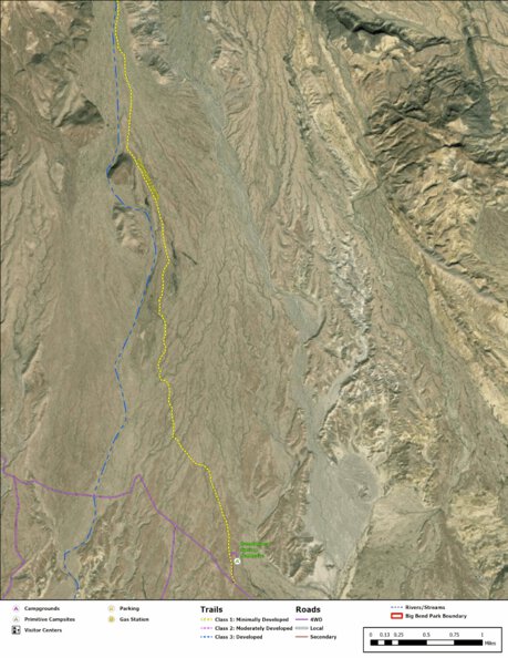 Big Bend National Park Recreation Map Sub Unit 29 Preview 1