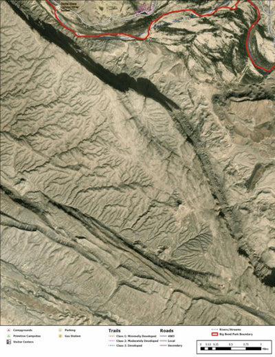 Big Bend National Park Recreation Map Sub Unit 34 Preview 1