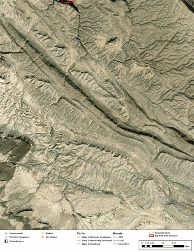 Big Bend National Park Recreation Map Sub Unit 32 Preview 1