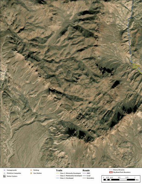 Big Bend National Park Recreation Map Sub Unit 37 Preview 1