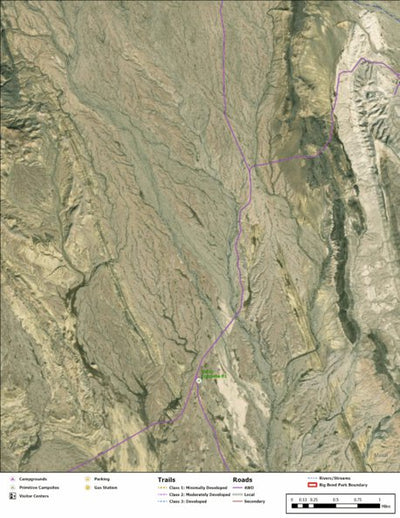 Big Bend National Park Recreation Map Sub Unit 28 Preview 1