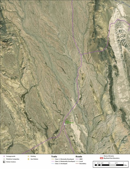 Big Bend National Park Recreation Map Sub Unit 28 Preview 1