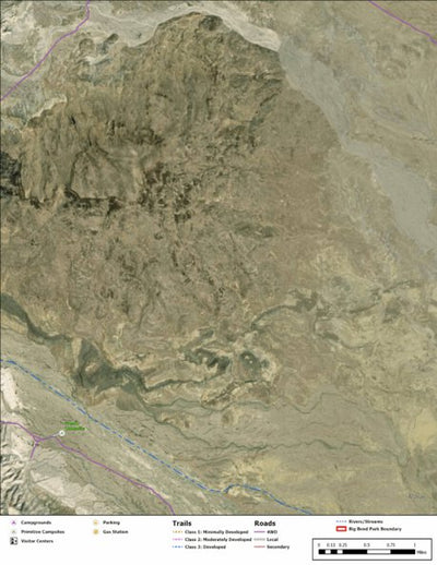 Big Bend National Park Recreation Map Sub Unit 41 Preview 1