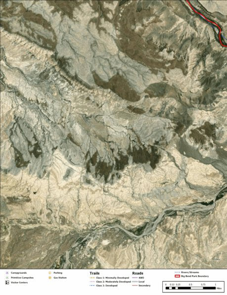 Big Bend National Park Recreation Map Sub Unit 44 Preview 1