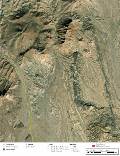 Big Bend National Park Recreation Map Sub Unit 40 Preview 1