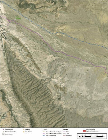 Big Bend National Park Recreation Map Sub Unit 30 Preview 1
