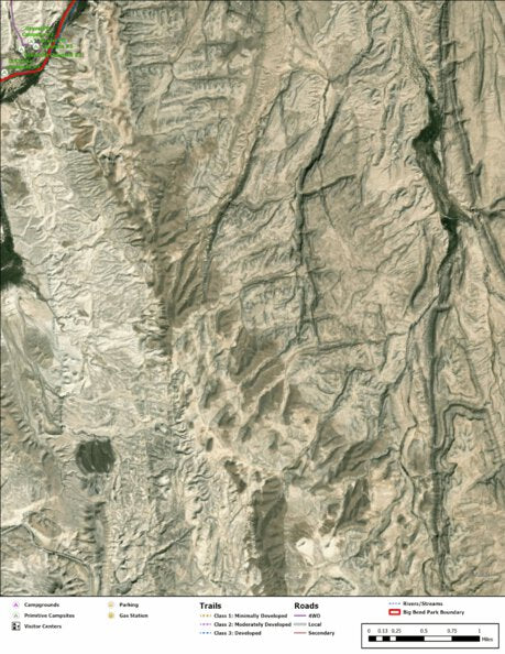 Big Bend National Park Recreation Map Sub Unit 46 Preview 1