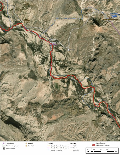 Big Bend National Park Recreation Map Sub Unit 36 Preview 1