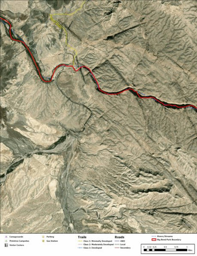 Big Bend National Park Recreation Map Sub Unit 43 Preview 1