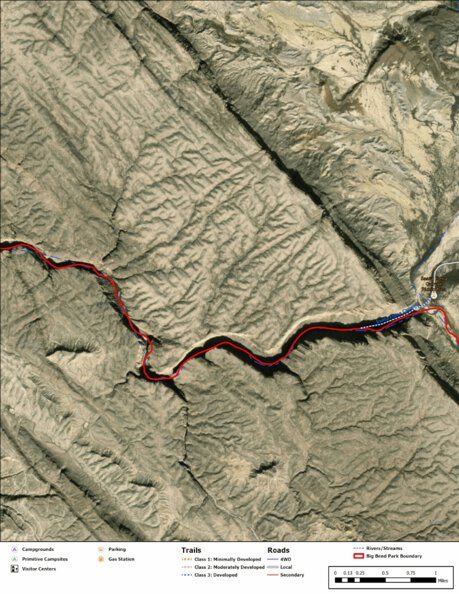 Big Bend National Park Recreation Map Sub Unit 48 Preview 1