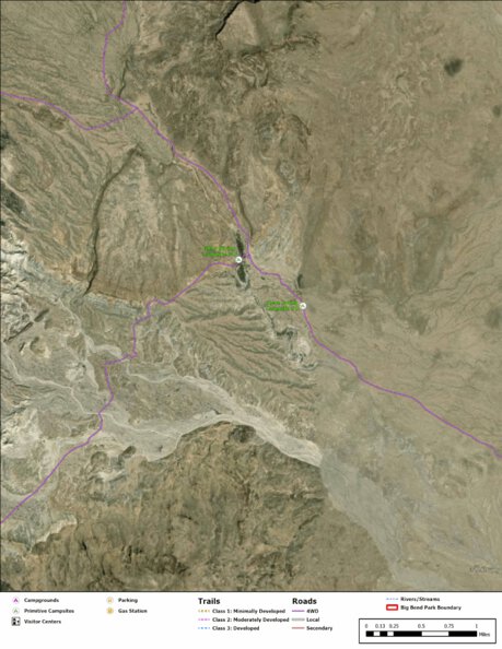Big Bend National Park Recreation Map Sub Unit 54 Preview 1