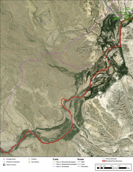 Big Bend National Park Recreation Map Sub Unit 45 Preview 1