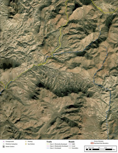 Big Bend National Park Recreation Map Sub Unit 55 Preview 1