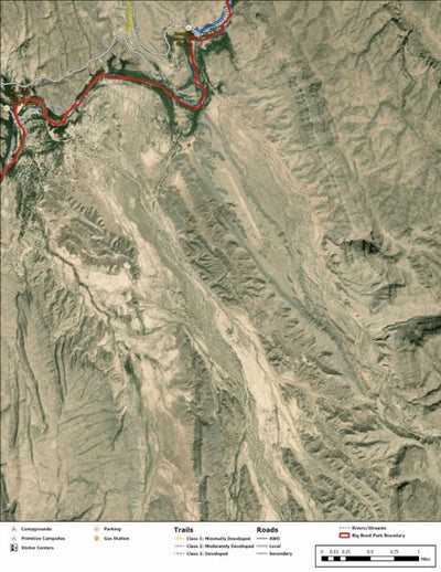 Big Bend National Park Recreation Map Sub Unit 58 Preview 1