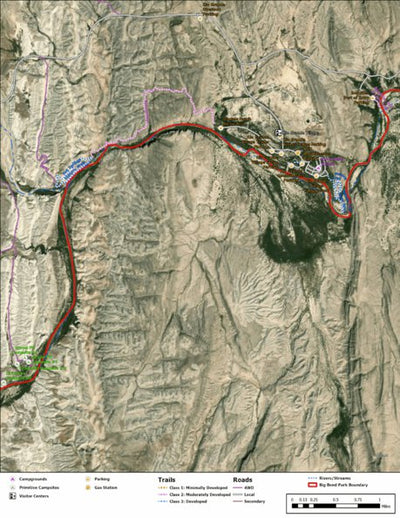 Big Bend National Park Recreation Map Sub Unit 57 Preview 1