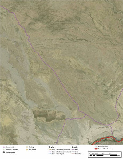 Big Bend National Park Recreation Map Sub Unit 39 Preview 1