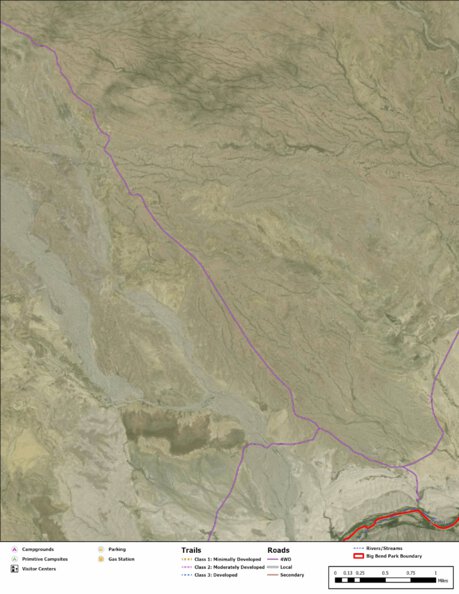 Big Bend National Park Recreation Map Sub Unit 39 Preview 1