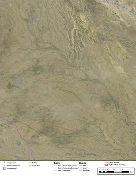 Big Bend National Park Recreation Map Sub Unit 59 Preview 1