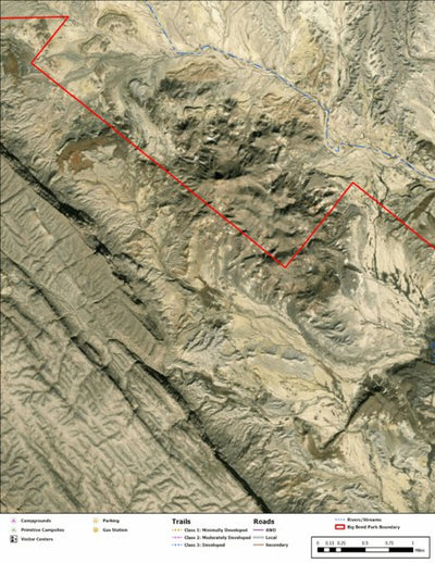Big Bend National Park Recreation Map Sub Unit 61 Preview 1