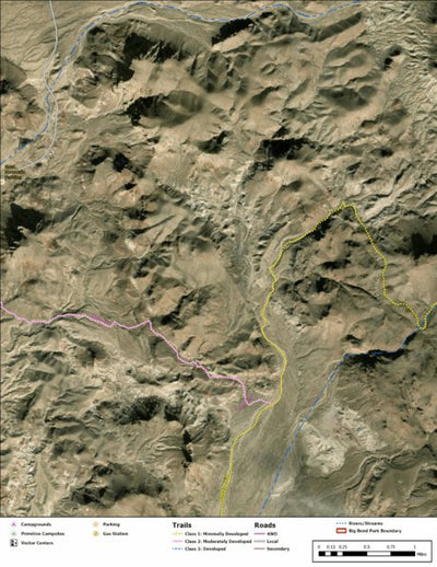 Big Bend National Park Recreation Map Sub Unit 50 Preview 1