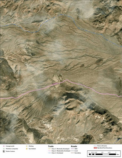Big Bend National Park Recreation Map Sub Unit 64 Preview 1